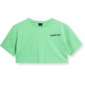 copy of T-shirt crop top damski 4F SS23TTSHF558 - biały