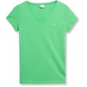 Koszulka damska basic 4F SS23TTSHF730 - zielona