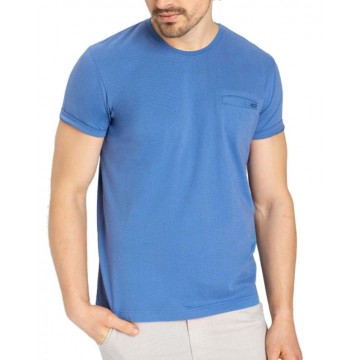 T-shirt męski T-COOL - niebieski
