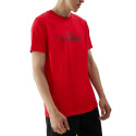 T-shirt męski 4F AW23TTSHM0878 - czerwony