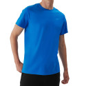 T-shirt męski gładki 4F AW23TTSHM0876 - niebieski