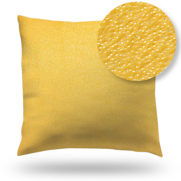 Poszewka ozdobna na poduszkę 45x45 żółta
