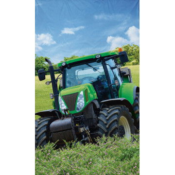 Ręcznik Traktor 30x50 100% Bawełna Ręcznik z traktorem 30x50 Ręcznik młodzieżowy Ręcznik z zielonym traktorem