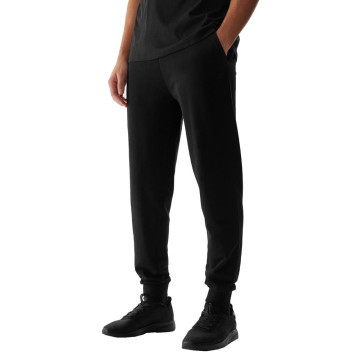 Spodnie dresowe męskie 4F WSS24TTROM603 - czarne