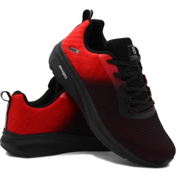 Męskie buty biegowe McBraun 23MN38 RED-BLACK